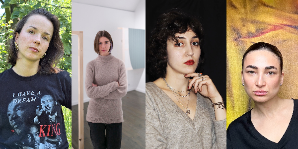 Artists attending the Art Residency Program: Agata Słowak, Monika Falkus, Emilia Kina, and Zofia Pałucha