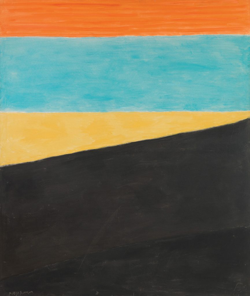 Milton Avery, Boathouse by the Sea, 1959, Oil on canvas 183 x 152.4cm