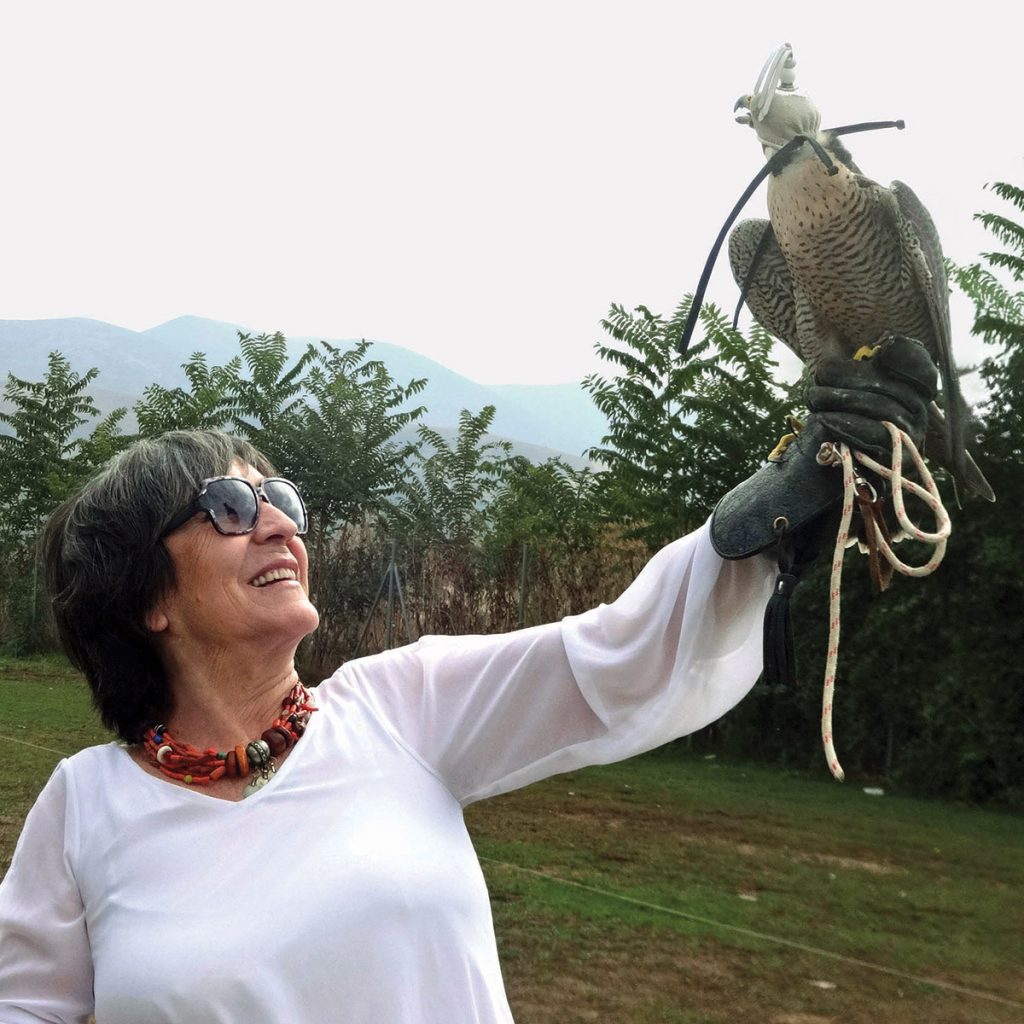 Rosa Martínez at Ġgantija. Image by Revo Studio for Heritage Malta